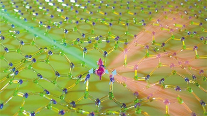二维材料中首次实现核自旋量子位控制